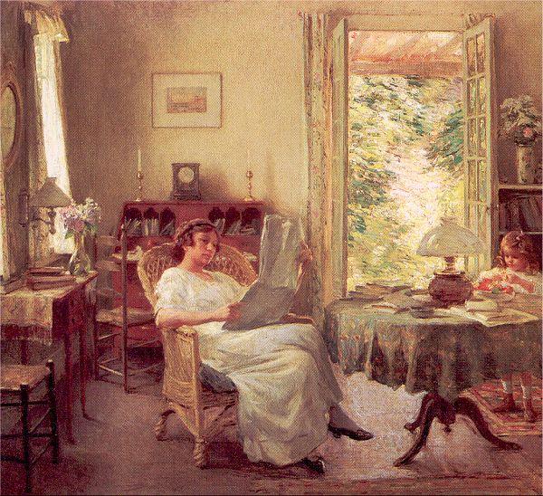 Metcalf, Willard Leroy Summer at Hadlyme